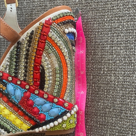 Alice + Olivia Multicolor Beaded Wedges - Picture 4 of 4